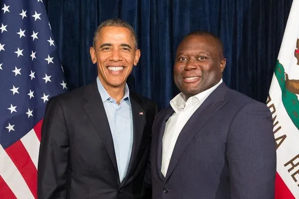 a picture of Ken Larkins, DDS and President Obama